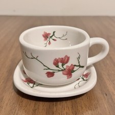 Syracuse China Berkeley Cup & Saucer – Fred Harvey Santa Fe Railroad 1965 - Additional view 1