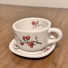 Syracuse China Berkeley Cup & Saucer – Fred Harvey Santa Fe Railroad 1965 - Additional view 3