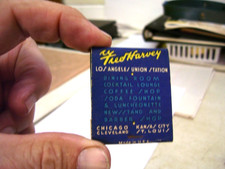1930's Matchbook - Los Angeles Union Station - Fred Harvey - Great Condition! - Additional view 1