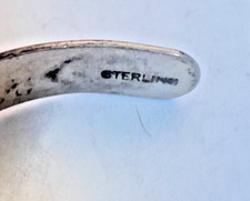 FRED HARVEY ERA ARROWS 3 TURQUOISE STERLING BRACELET EXCELLENT - Additional view 5