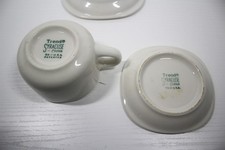 Trend Syracuse China Cup Saucer Bread Plate Pink Blossoms Restaurant Fred Harvey - Additional view 1