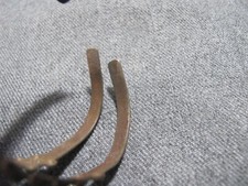 Vintage Fred Harvey style silvertone metal 2 small rusted cuffs bracelets - Additional view 9