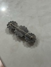 Vintage Fred Harvey Era Satellite Orb Sterling Silver Turquoise Pin Brooch 925 - Additional view 6