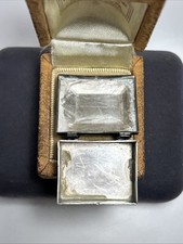 Navajo Fred Harvey Era Sterling Silver & Turquoise Tribal Trinket Pill Box - Additional view 6