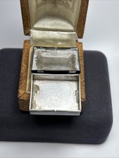 Navajo Fred Harvey Era Sterling Silver & Turquoise Tribal Trinket Pill Box - Additional view 7