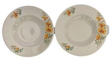 10-Fred Harvey Santa Fe Syracuse China, Calf. Poppy Santa Fe Railroad Pattern - Additional view 12