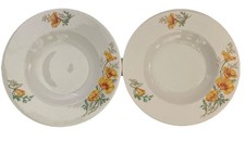 10-Fred Harvey Santa Fe Syracuse China, Calf. Poppy Santa Fe Railroad Pattern - Additional view 14