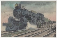 1911 Fred Harvey Santa Fe Railroad - Mallet Compound Engine, Largest in World