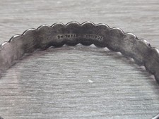 REAL OLD Fred Harvey Era Maisels Navajo Sterling Silver FOURTEEN DOME Bracelet - Additional view 3
