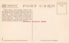 Native American Indian, Pueblo Woman Making Bread, NM, Fred Harvey No H-2762 - Additional view 1