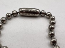 Vintage Thunderbird Sterling Silver Dog Tag Charm Fred Harvey Era - Additional view 4