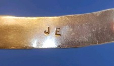 Vintage Fred Harvey Era Navajo Fire Opal Sterling Silver Cuff Bracelet - Additional view 6