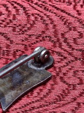 Fred Harvey Era Sterling Thunderbird Tiny Pin Silver Native Southwest 3/4 Inch - Additional view 3