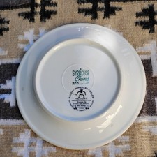 Syracuse China (Ancient Mimbreno Indian Red) Santa Fe Railway Plate-Original - Additional view 1