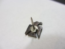 NAVAJO FRED HARVEY ERA Turquoise & Sterling Silver THUNDERBIRD Tie Tack Tie Pin - Additional view 6
