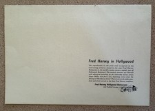 Rare 1948 FRED HARVEY RESTAURANT At The EL TOVAR HOTEL In Hollywood California - Additional view 3