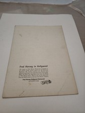 Fred Harvey Hollywood California CA Beverage Menu 1950s - Additional view 1