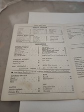 Fred Harvey Hollywood California CA Beverage Menu 1950s - Additional view 2