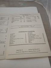 Fred Harvey Hollywood California CA Beverage Menu 1950s - Additional view 3