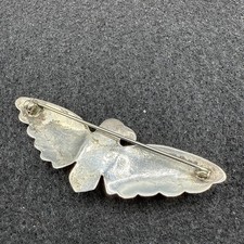 Vintage 1940's Sterling Silver Thunderbird Brooch ( Fred Harvey Era Pin )2.5” - Additional view 5
