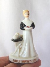 Vintage Fred HARVEY GIRL Railroad Hand Painted China Miniature Figurine - Additional view 5
