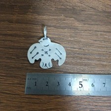 Fred Harvey Thunderbird 925 (unverified) Silver Joe Stamp Signed Jewelry