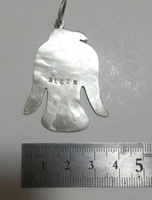 Fred Harvey Thunderbird Pendant 925 (unverified) Silver Rare Large Allens Mark - Additional view 1