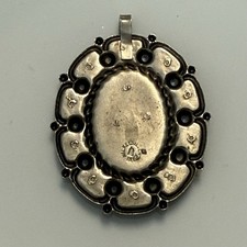 Bell Fred Harvey Era Faux Turquoise Cuff and Pendant Southwest Vintage Signed - Additional view 11