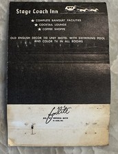 3 Big Matchbook Covers Fred Harvey Restaurants Sparky's Liquors Stage Coach Inn - Additional view 2