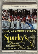 3 Big Matchbook Covers Fred Harvey Restaurants Sparky's Liquors Stage Coach Inn - Additional view 5