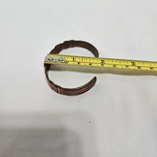 Fred Harvey Era Bell Trading Post Copper Navajo Cuff Bracelet - Additional view 7