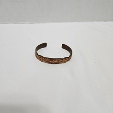 Fred Harvey Era Bell Trading Post Copper Navajo Cuff Bracelet