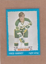 1973-74 TOPPS HOCKEY FRED HARVEY #78 NORTH STARS NM/NMMT *A38641