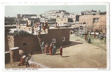 Fred Harvey, New Mexico c1915 Pueblo of Zuni, Native American Indian village