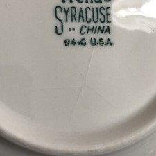 Syracuse Trend Restaurant Ware Berkeley 6 Bread & Butter Plates Fred Harvey Vtg - Additional view 8