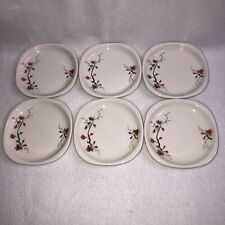 Syracuse Trend Restaurant Ware Berkeley 6 Bread & Butter Plates Fred Harvey Vtg
