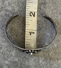 OLD FRED HARVEY ERA Navajo Turquoise CONCHO ARROW RATTLESNAKE Sterling Bracelet - Additional view 11