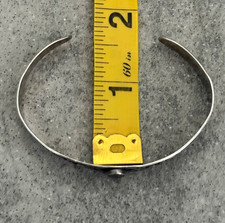Vintage Fred Harvey Era Navajo Turquoise Gila monster Coin silver Bracelet - Additional view 11