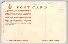 Fred Harvey California Limited Crossing Johnsons Canyon AZ WB Postcard L9 - Additional view 1