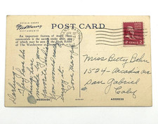 Fred Harvey Postcard Snake Altar Watchtower Grand Canyon AZ H-4223 Posted 1947 - Additional view 1