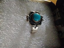 Vintage Fred Harvey Era Ring Marked Sterling Size 4 - Additional view 2