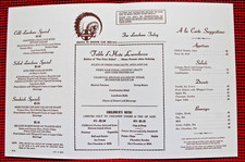 1971 Santa Fe Railroad Kachina Doll Lunch Menu Fred Harvey Railway Train Dining - Additional view 6