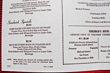 1971 Santa Fe Railroad Kachina Doll Lunch Menu Fred Harvey Railway Train Dining - Additional view 9