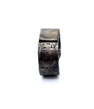 Fred Harvey Era Eagle Watch sterling silver cuff bracelet 40.75g - Additional view 2
