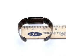 Fred Harvey Era Eagle Watch sterling silver cuff bracelet 40.75g - Additional view 4