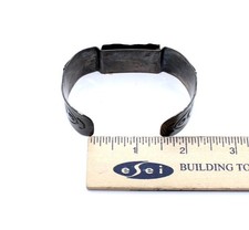 Fred Harvey Era Eagle Watch sterling silver cuff bracelet 40.75g - Additional view 5