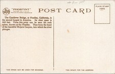 Fred Harvey Needles CA Atchison Topeka Santa Fe Railroad RR Bridge postcard N136 - Additional view 1