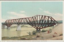 Fred Harvey Needles CA Atchison Topeka Santa Fe Railroad RR Bridge postcard N136