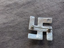 Navajo style Sterling Silver Fred Harvey Era Rare Whirling Logs Pin - Additional view 2