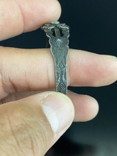 Fred Harvey Era VTG Navajo Native American Sterling .925 Turquoise Cuff Bracelet - Additional view 5
